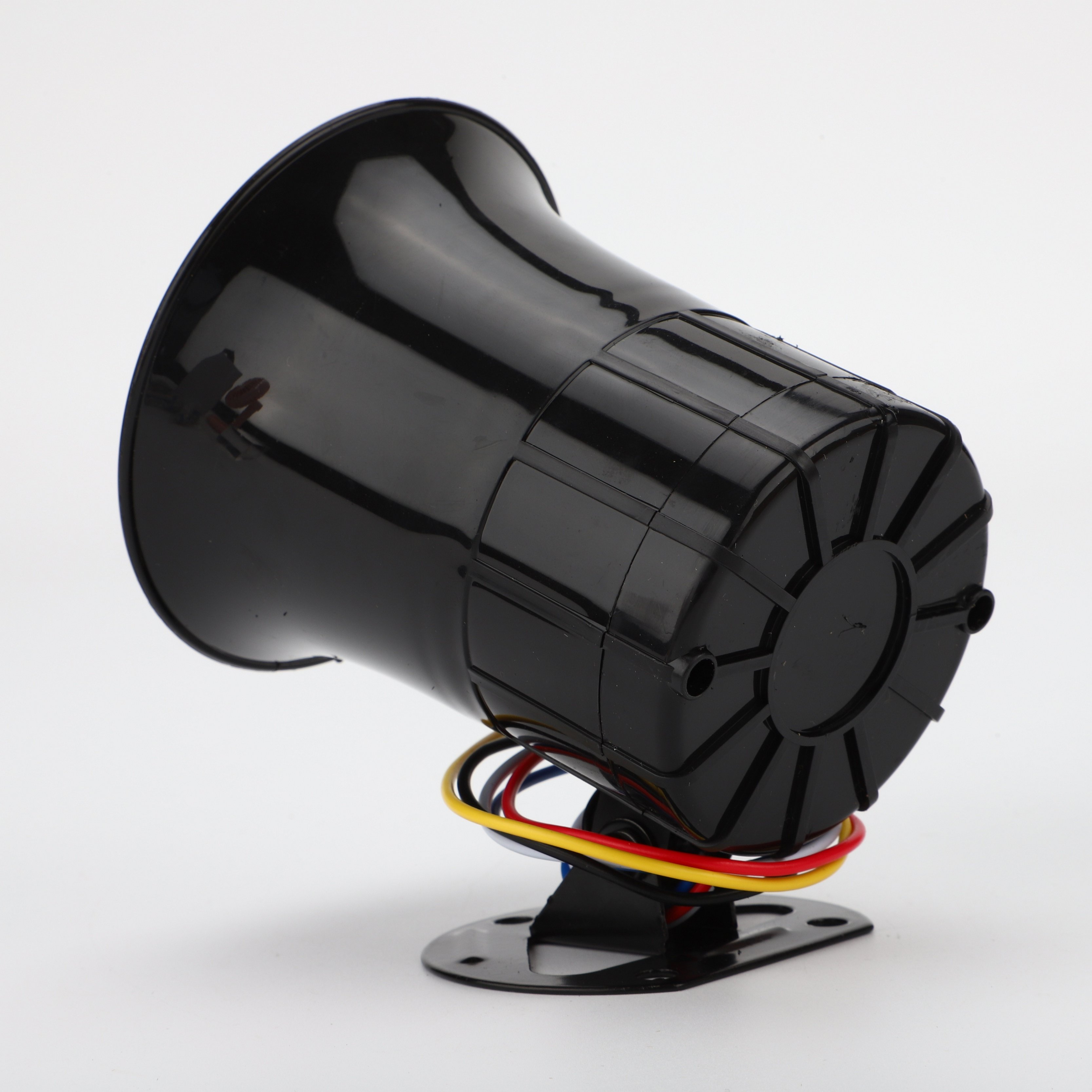 CHSKY 25W Waterproof and Dustproof Black Horn Tweeter 12-36V High Decibel Car Horn Electric Speakers Srinkler Loud Horn for Car