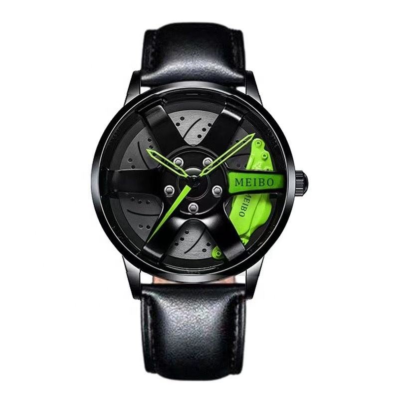 Hot Sale Drop Shipping Rim Watch High Quality Wholesale Men Women Watches Quartz Spinning Waterproof Wrist Car Wheel Watch