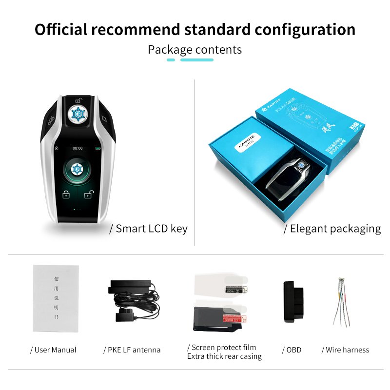 SPY Smart Remote Control Key Lcd Display Smart Key for Car Car Remote Control Keys for Security Alarm