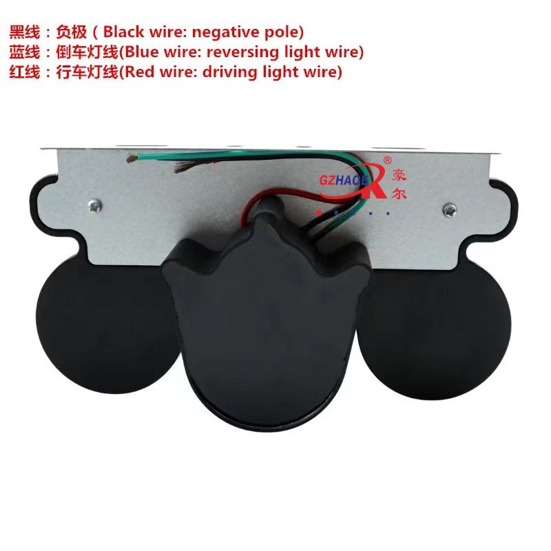 12-48V Car Reversing Alarm Back up Horn Reverse Beeper Buzzer Backup Alarm Horn With LED Light
