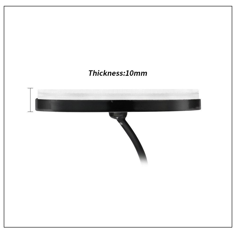 LED Car Flash Round Stroboscopes 14LED Tail Light Flashing Strobe Lights Emergency Side Lamp Parking Light for Truck Car Traile