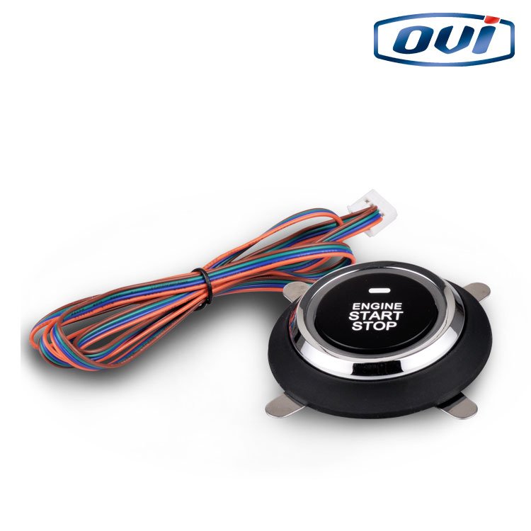 One-Way Anti-Hijacking Keyless Entry Car Alarm System PKE Push Button Engine Start Remote For Land Cruiser Highlander 12V