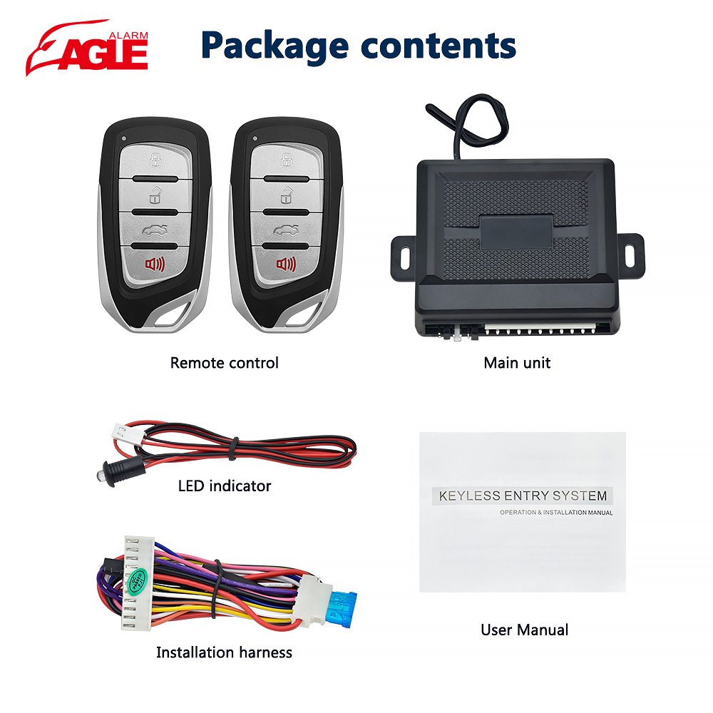 Car Keyless Entry System With Remote Keyless Entry Car Alarm