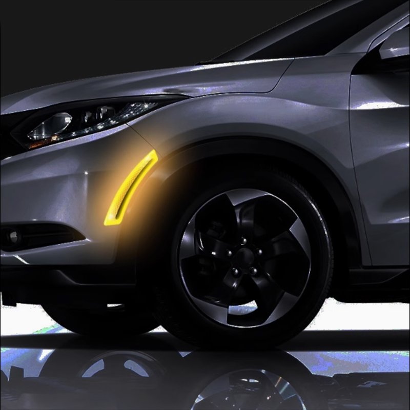 The Latest Car Wheel Arches Sticker with PVC Noctilucent Wheel Reflective Warning Decal Stripe Stickers