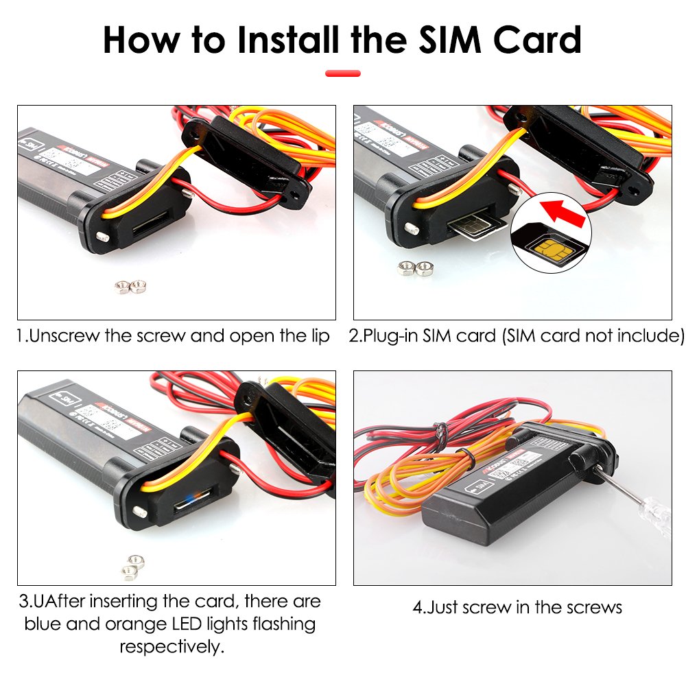 No Monthly Fee MV901N Remote Cut Off Fuel 2G GSM SMS Small Car Tracking Device ACC Detection Bike Motorcycle Tracker