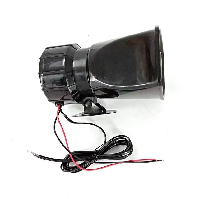 Car Accessories 24V Blue Flashing Speaker 100W Wireless Electronic Siren Loud Car Warning Alarm Fire Siren Horn Speaker