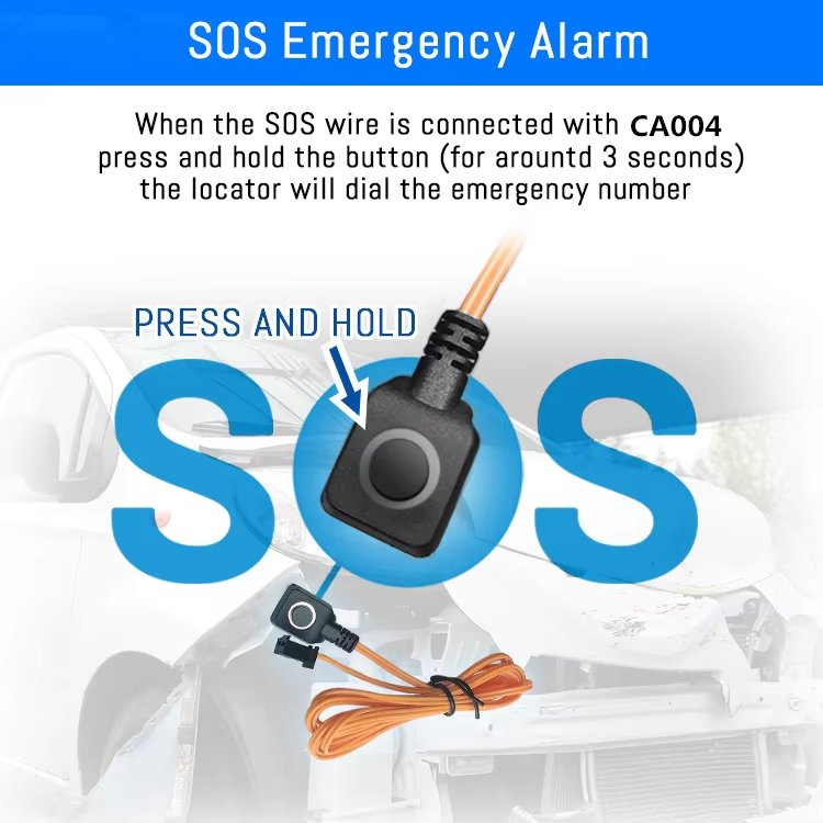 4G GPS Tracking Device CA004 Alarm Voice Listening Car 4G Tracker for Truck Motorcycle Android SOS Vehicle GPS Automotive