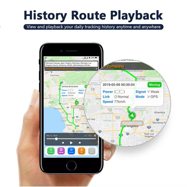 4G GPS Tracking Device CA004 Alarm Voice Listening Car 4G Tracker for Truck Motorcycle Android SOS Vehicle GPS Automotive