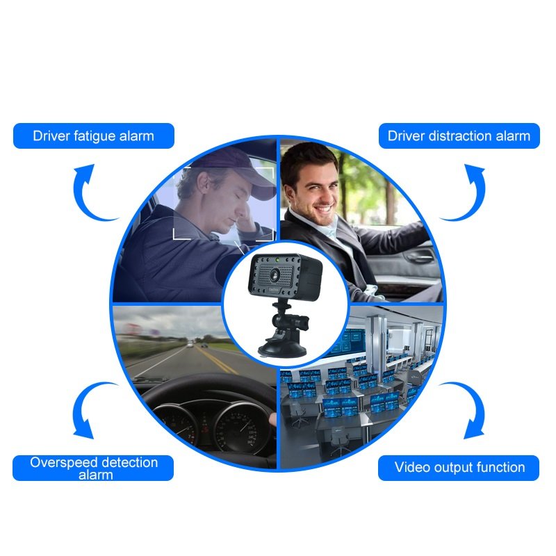 CareDrive Car Drivers Anti Sleep Alert Car Sensor Driver Sleep Driver Fatigue Monitor System with Recording