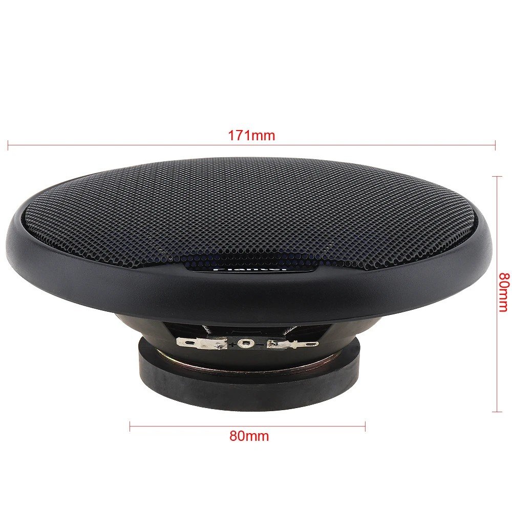 2pcs 6.5 Inch Car HiFi Coaxial Speaker Vehicle Door Auto Audio Music Stereo Full Range Frequency Speakers for Cars