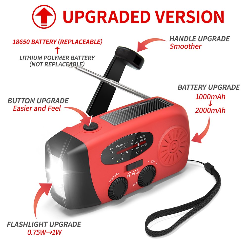 Portable Solar Radio Am Fm Usb Player Emergency Radio Solar with Charger