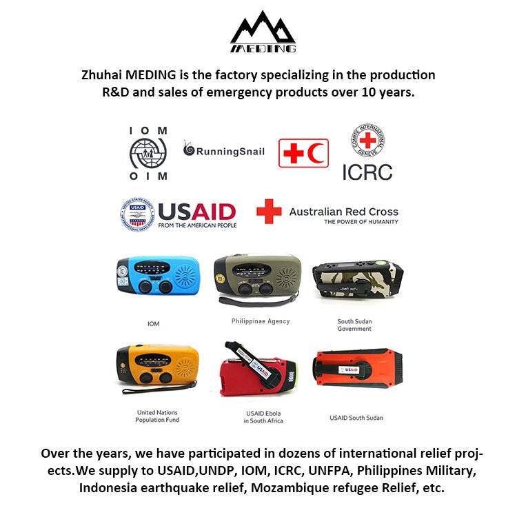 Portable Solar Radio Am Fm Usb Player Emergency Radio Solar with Charger