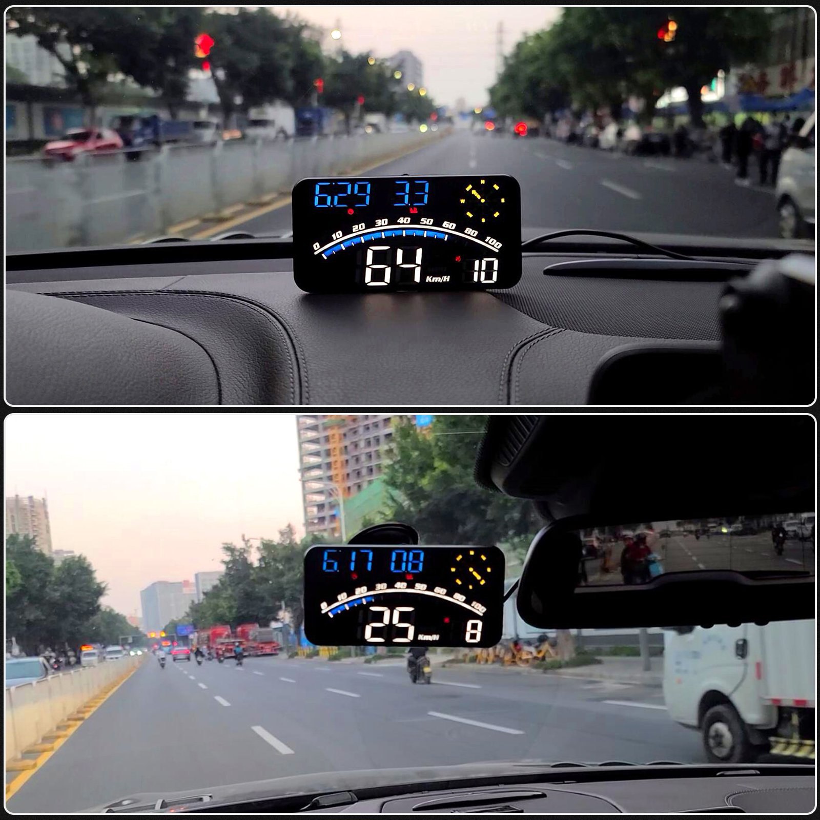 Hot Selling HUD Automotive Universal Head-up Display GPS Speeding Alarm Navigation Positioning Car Display Screen