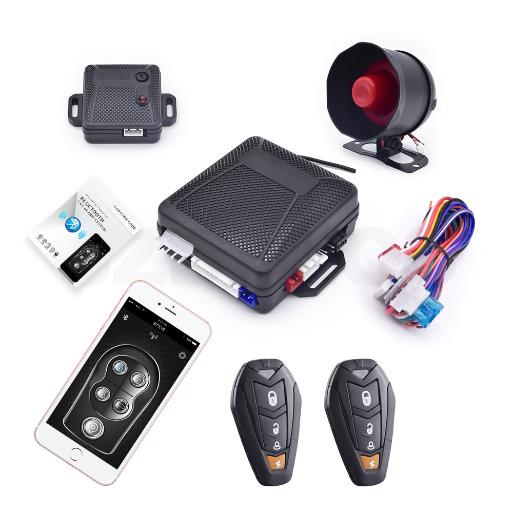BT Easy Car Alarm System App Phone Control Smart Car Alarm for All Universal Cars