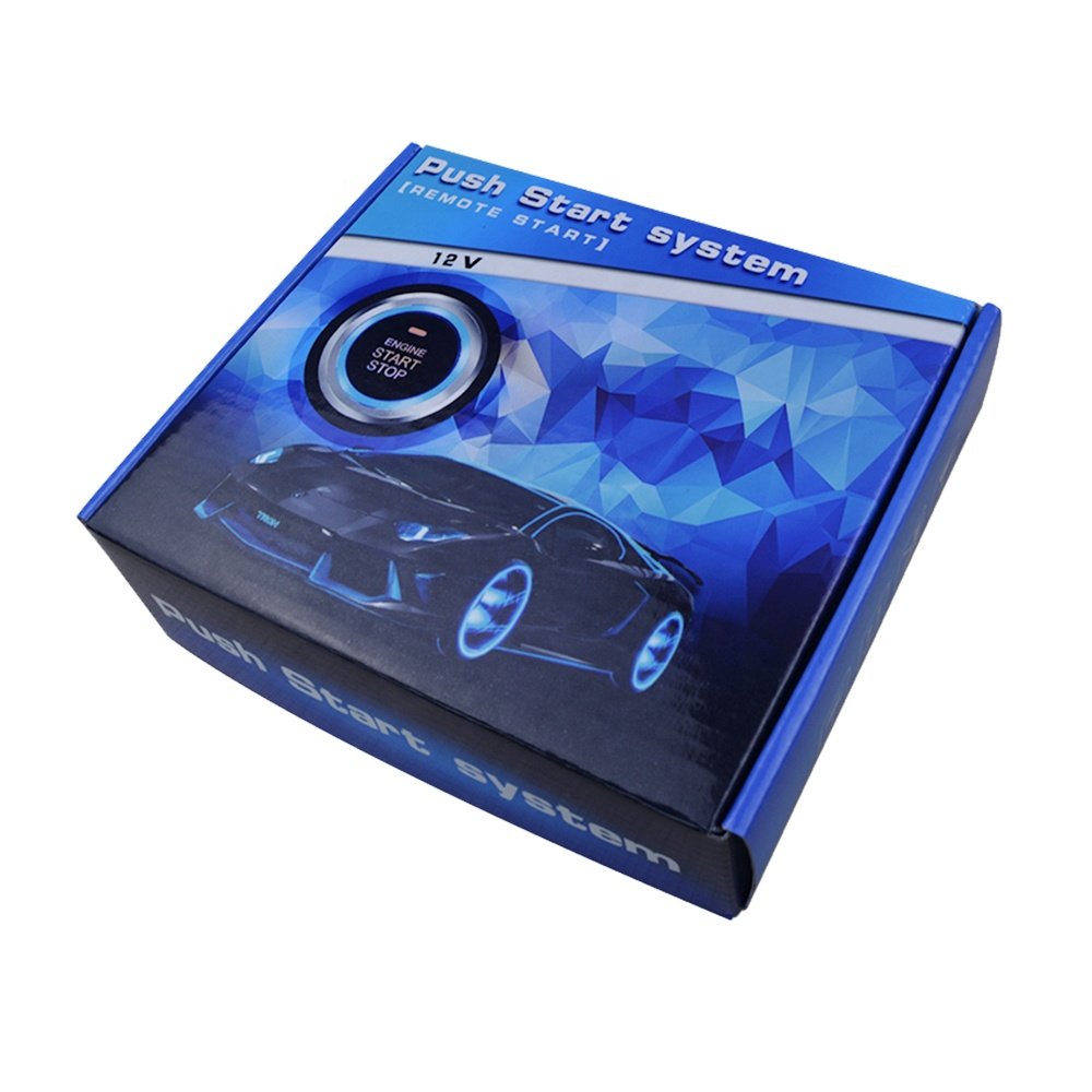 Universal Car Alarms System PKE Keyless Entry With Remote Start Stop Engine System