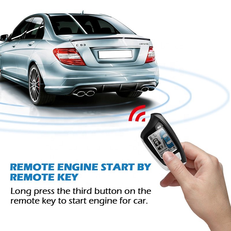 SPY Caralarms 2way Car Security Shock Sensor Alarm System Keyless Entry Engine Remote Start