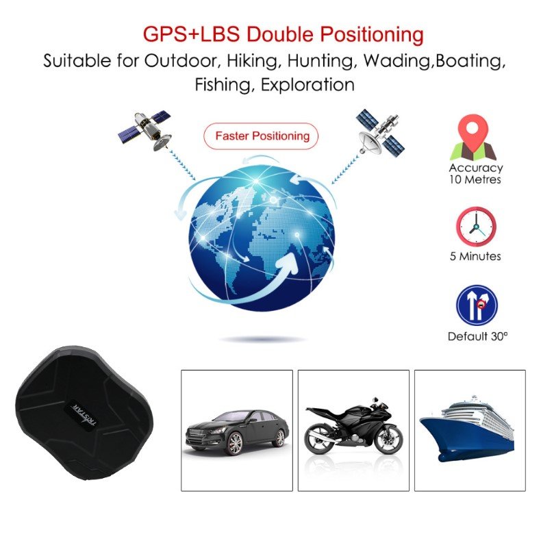 Multi Precise Positioning Mode TK905 Car GPS Trackers Historical Route Playback Wireless Car Tracker Device System