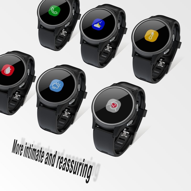 4G Lte Man Smart Watch SOS Alarm WiFi Location with Free APP Tracking Heart Rate Monitor Wristband Gps Tracker