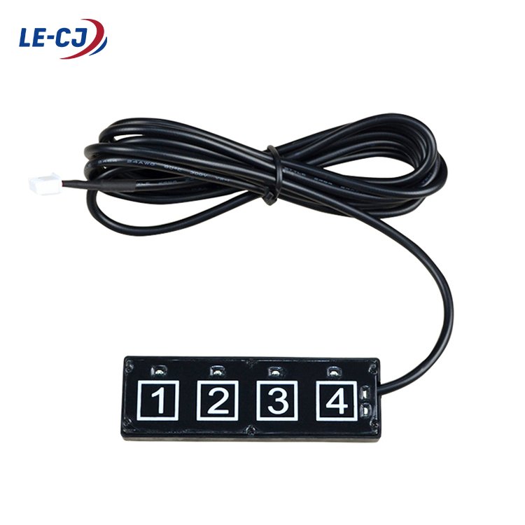 LE-CJ Newest Custom Sensor Anti Theft High Tech Engine Starter Remote Start Security System One Way Car Alarm