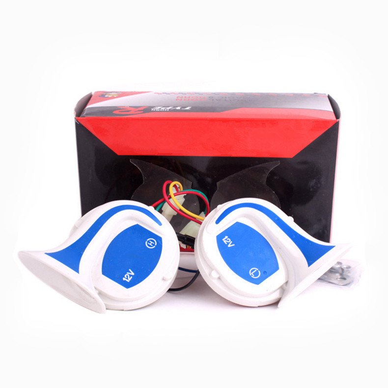 12V 115 DB Horn Auto Speaker 18 Voice Digital Electric Siren Loud Air Snail Horn 18 Sounds Home Security Alarm System