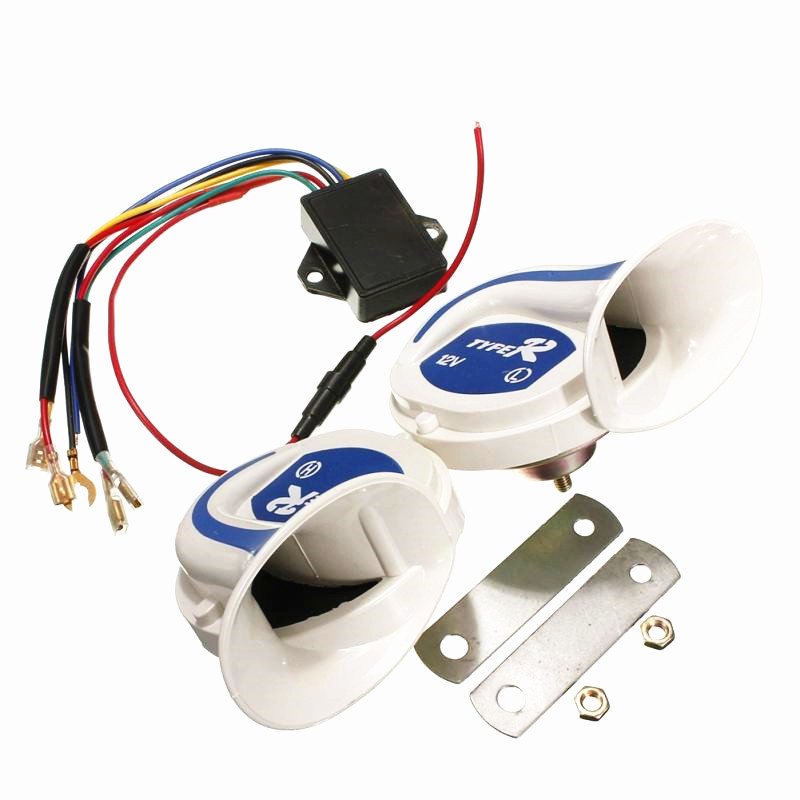 12V 115 DB Horn Auto Speaker 18 Voice Digital Electric Siren Loud Air Snail Horn 18 Sounds Home Security Alarm System