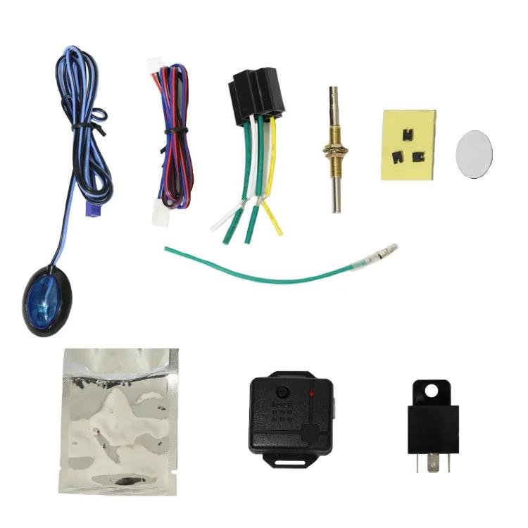 Universal 12V Car Security System System Car Alarm System Shock Sensor Anti Theft Trunk Release With Key Button Remote Control