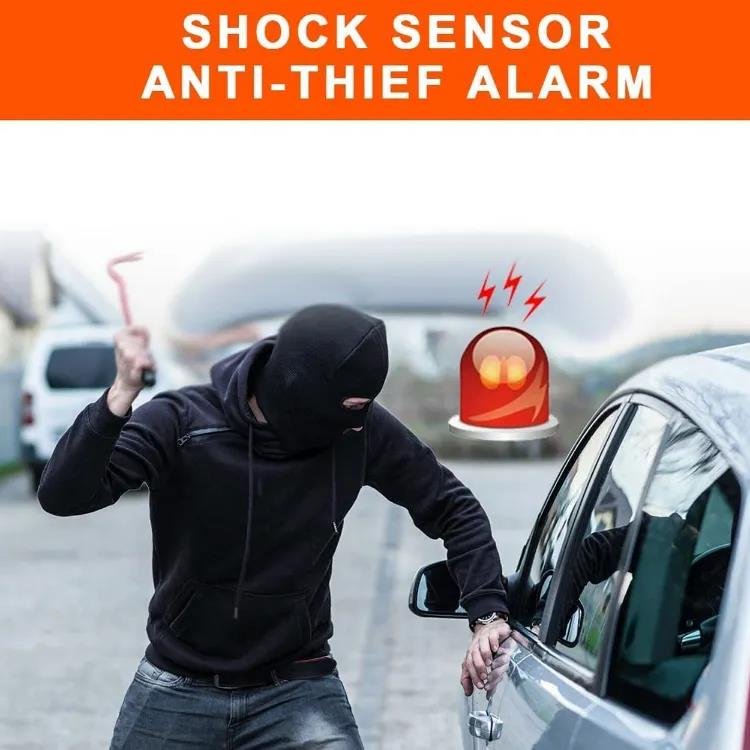 Universal 12V Car Security System System Car Alarm System Shock Sensor Anti Theft Trunk Release With Key Button Remote Control