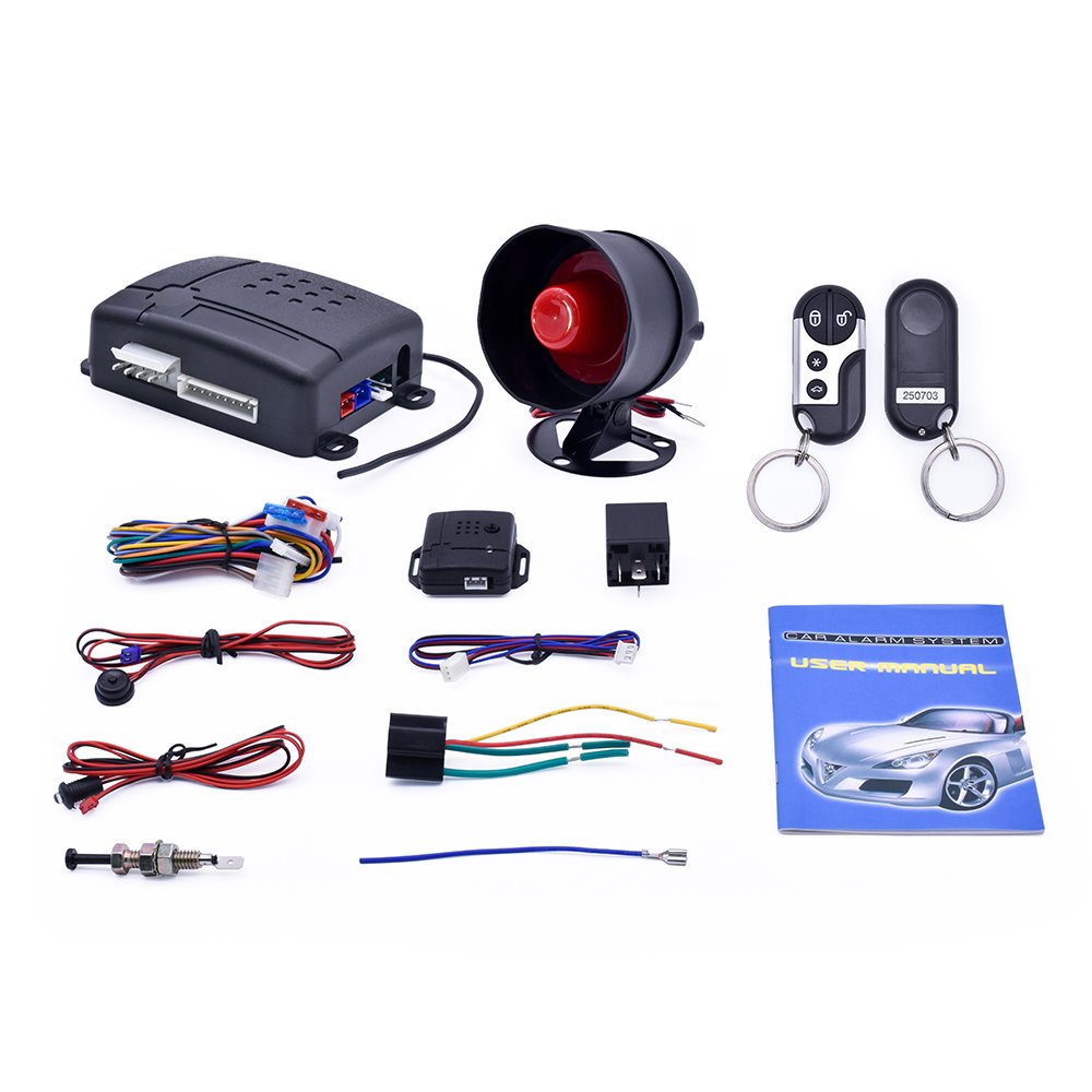 Universal and Popular Fixed Code 370Mhz Car Alarm System for Genius Nemesis Car Security Alarm System