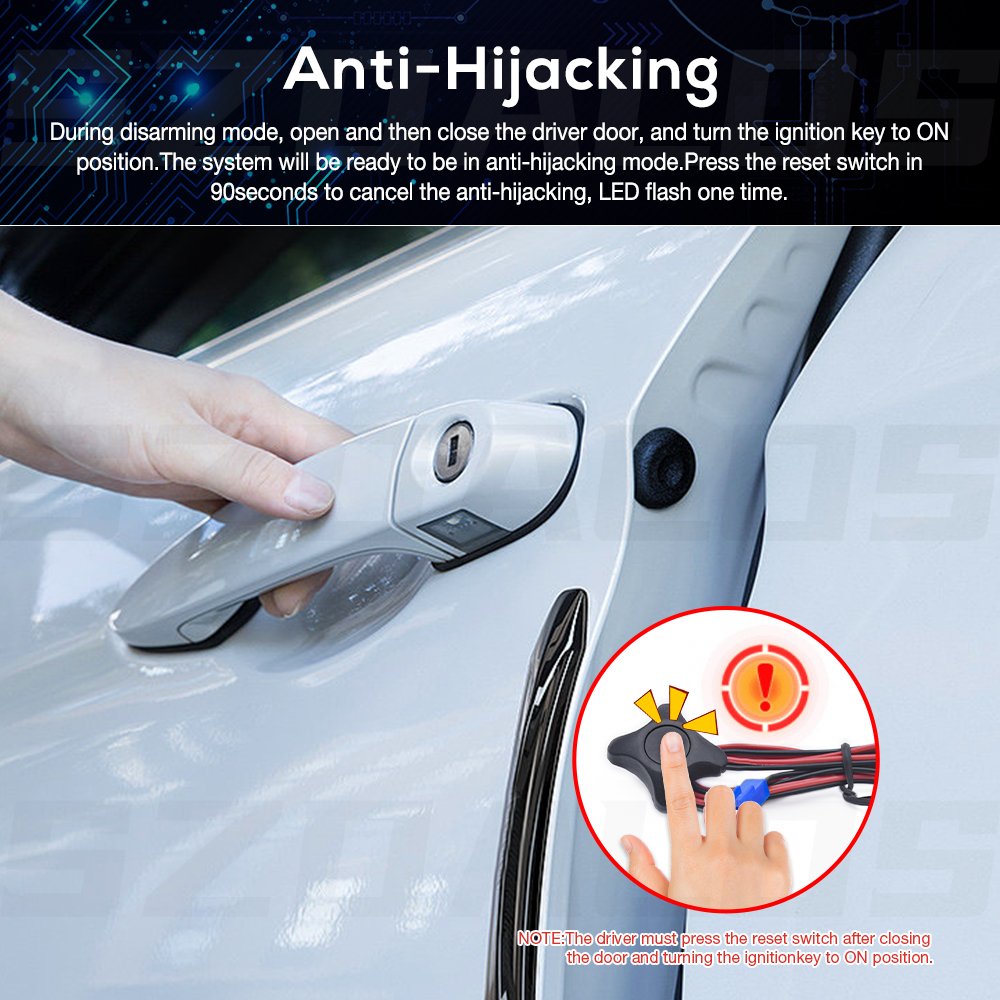 Prestige Fix Code Immobilizer Anti-hijacking Car Alarm System Security