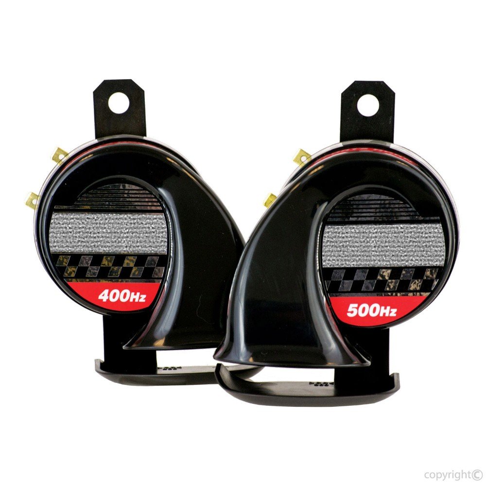 CHSKY 12V Car Horns Universal Car Speakers Loudness 110-129db ABS Black Car Horn Alarm Speaker Electrical Horn