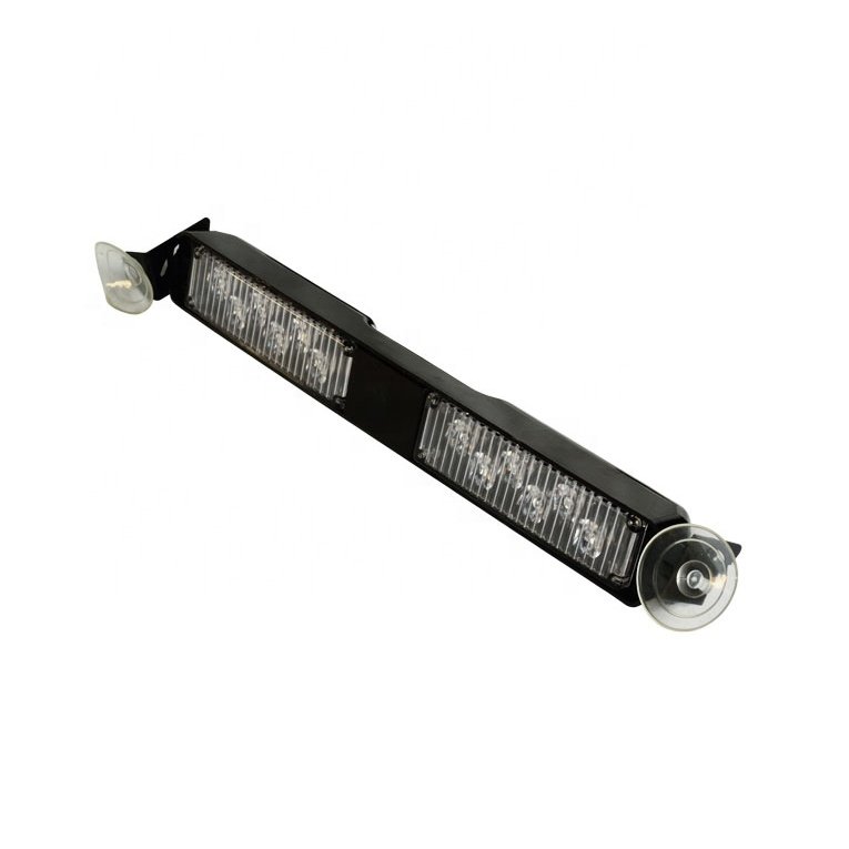 1W Windshield Dash Emergency Strobe Lights Roof / Dash/ Windshield Car Interior Lights Warning Strobe Visor Light for Vehicle