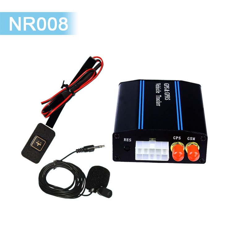 Car Alarm Security GPS Tracking Device/SOS Button Two Way Voice Communication Vehicle GPS tracker with Free Tracking System