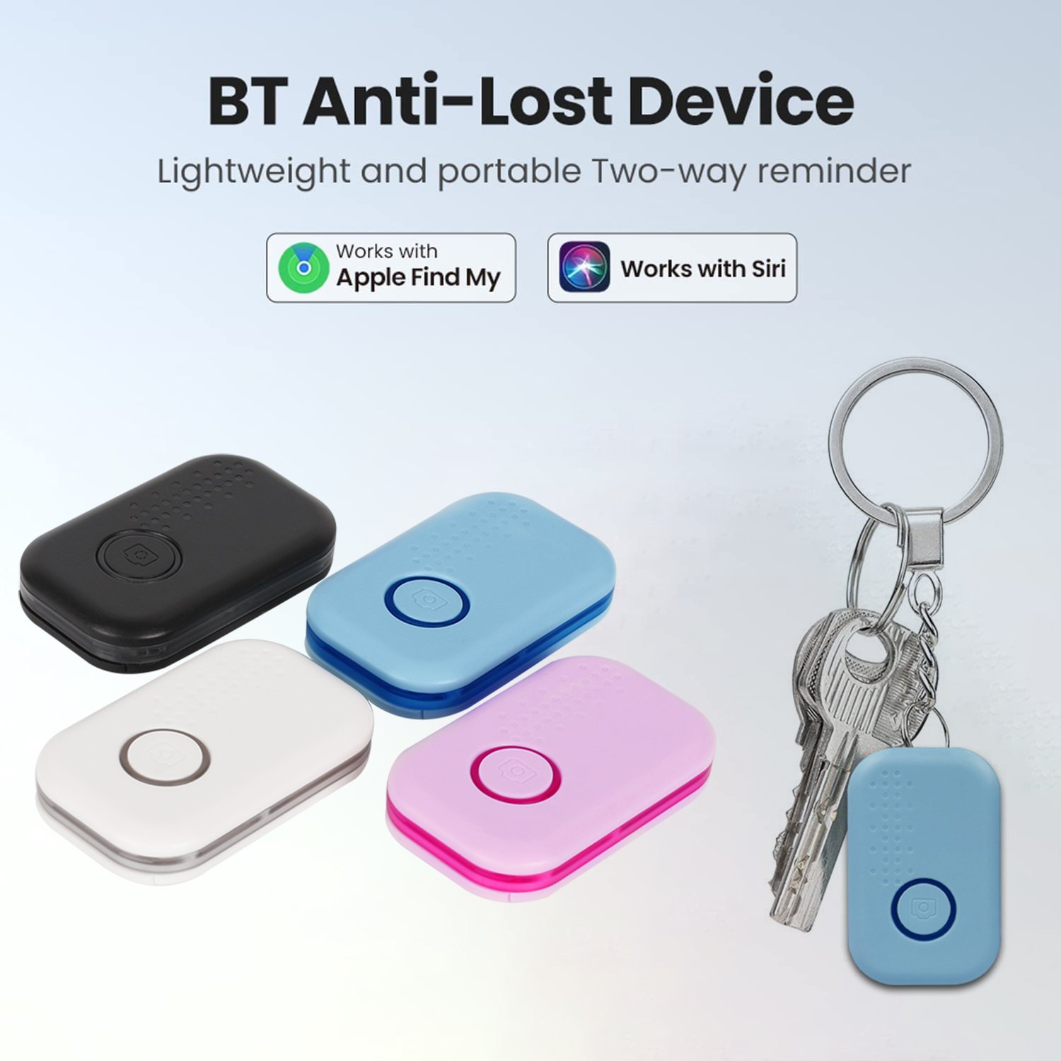 Mini Pet Global Positioning Tracker Key Finder Anti-lost Tracker Small Smart Tag Air Finder Simple Tag Locator Finder