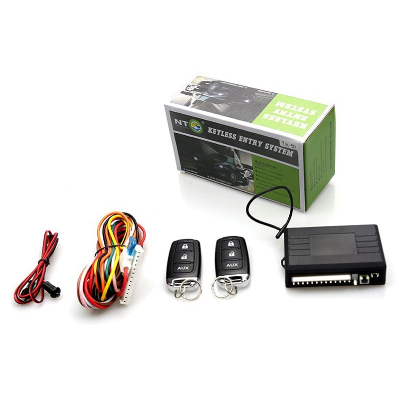 NTO Universal Remote Central Kit Auto Door Lock Locking Keyless Entry System 2 Remote Controller Car Alarm Systems
