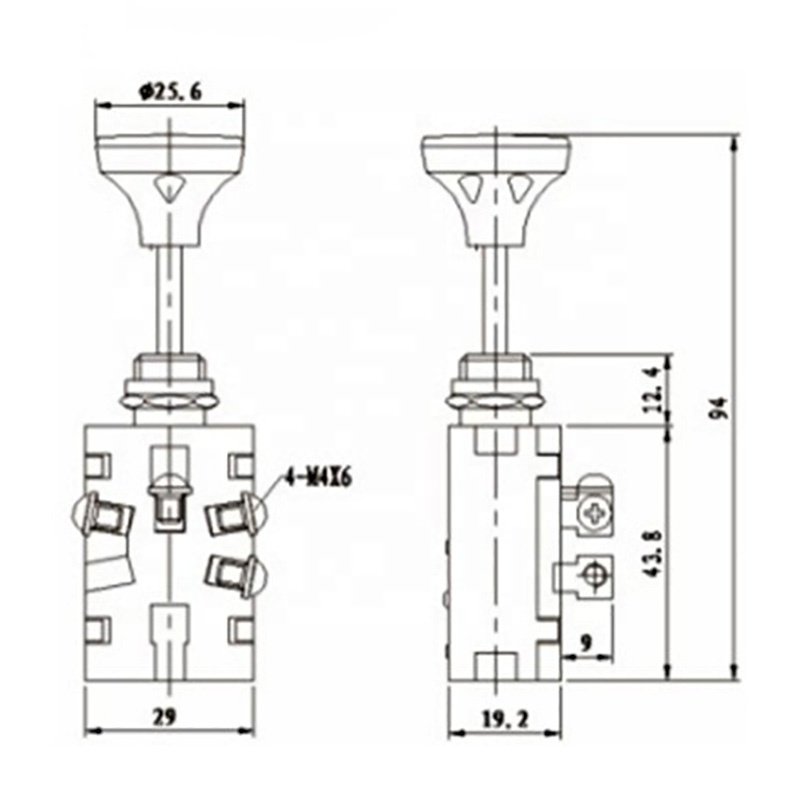 Auto Truck Headlight Push/Pull Switch