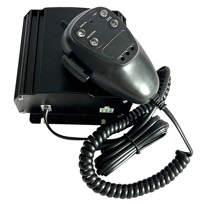 YUANHAO 100W Siren Box Emergency Alarm System Hot Sales Car Alarm System Siren Emergency Warning Siren with Mic with Buttons