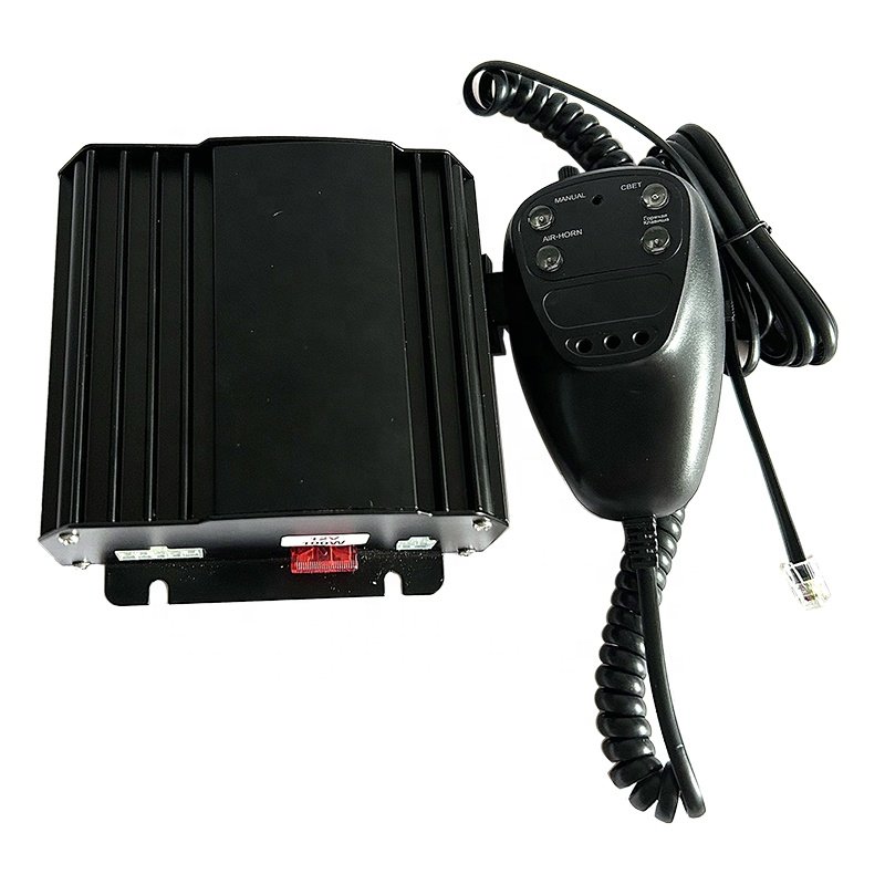 YUANHAO 100W Siren Box Emergency Alarm System Hot Sales Car Alarm System Siren Emergency Warning Siren with Mic with Buttons