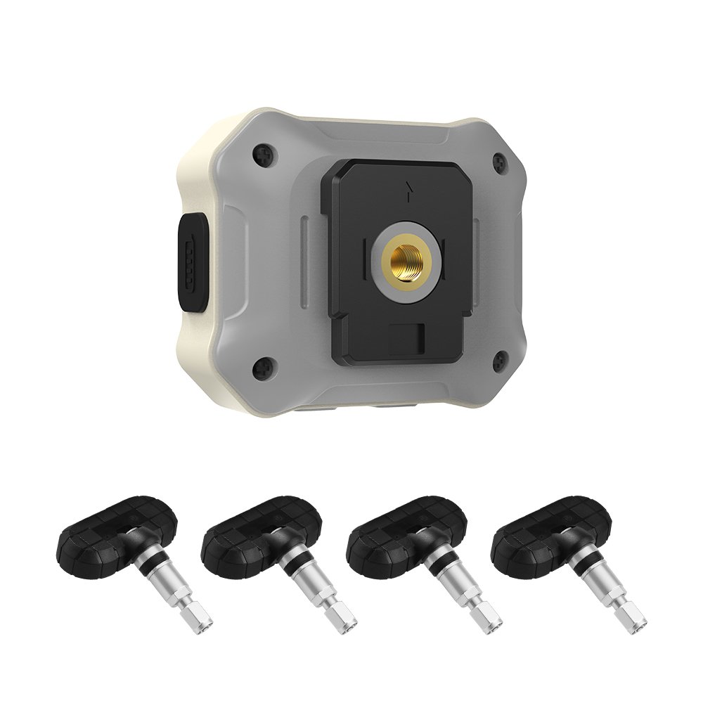 New Tire Pressure Monitoring System LCD Display Automatic Safety Alarm System Suitable for Family Cars and ATVs