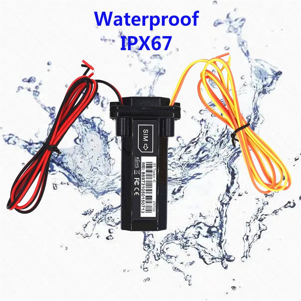 4G Waterproof GPS Car Tracker Easy Install Vehicle Route GPS Tracking Unit Anti-theft APP Real Time Tracking Car Alarm Device