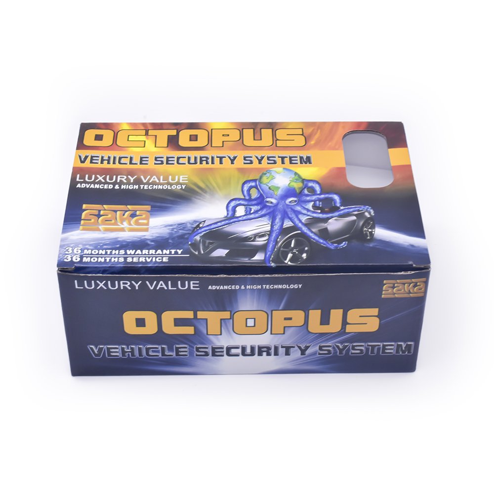 Universal One Way Anti-theft Easy Keyless Entry System Octopus Car Alarm System Security Two Remote Car Alarms