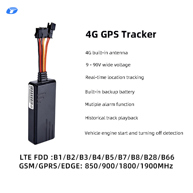 4G Wired Gprs Gps Tracker for Personal Vehicle With Realtime Tracking Mini Car Motorcycle and Button Remote Cut Off