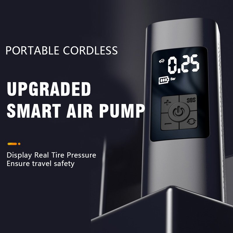 Plastic Heavy Duty Electric Portable Tyre Inflator Mini Dc 12v Cordless Car Automatic Tire Inflator Air Compressor Pump