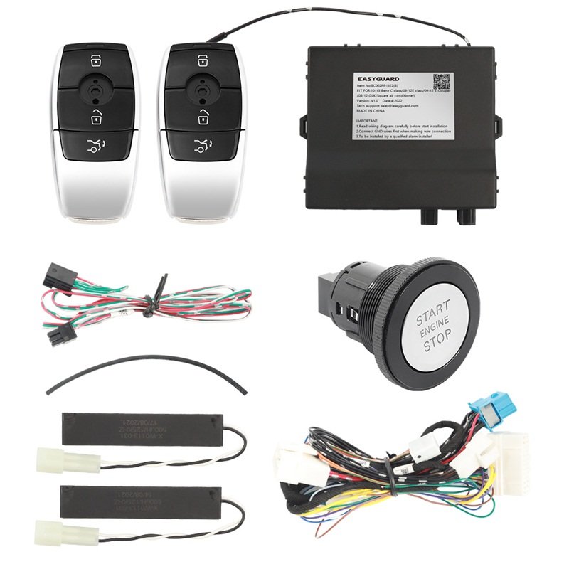 EASYGUARD CAN BUS PKE Car Alarm System Fit for 06-11 Benz ML W164/06-08 GL X164/07-17 R Class W251/06-13 S Class W221