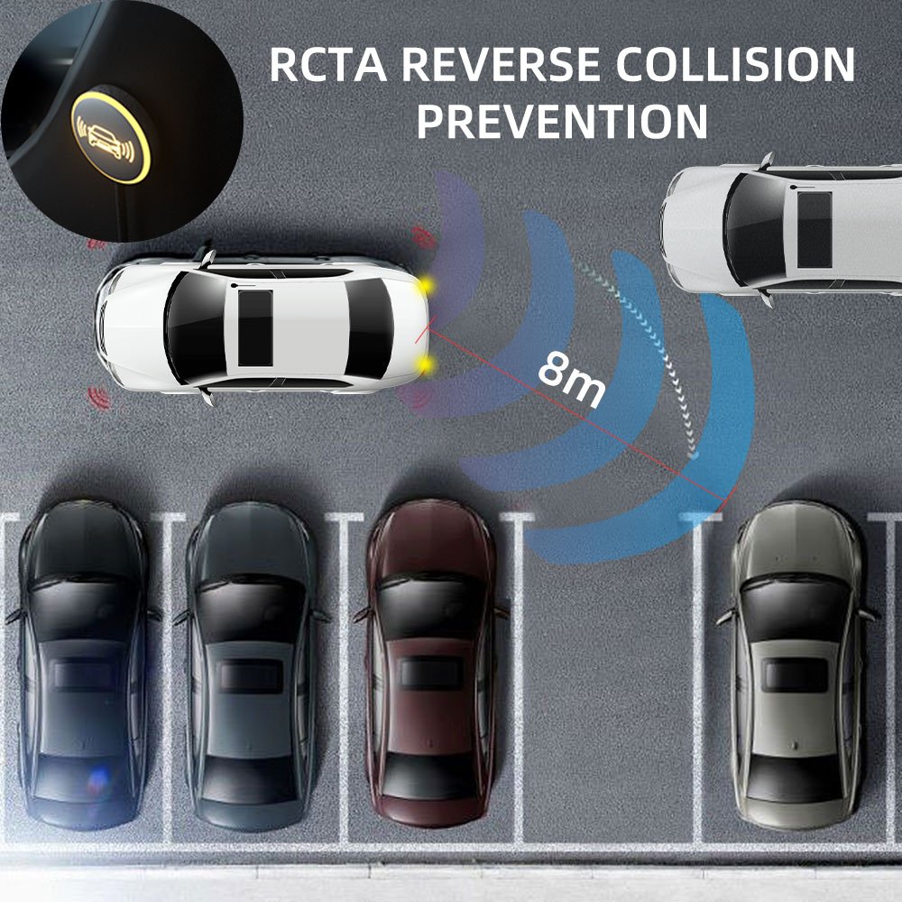 For Car 24GHZ Microwave Radar Blind Spot Detection BSD BSM LCA RCTA AUDIBLE ALARM Blind Spot Mirror Assist System