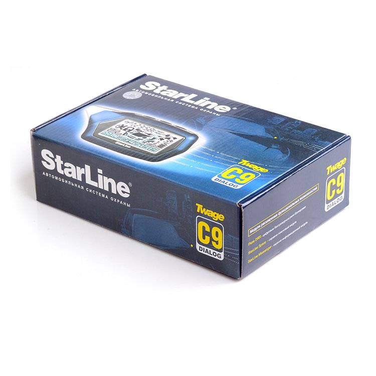 Starlionr C9 Two Way Car Alarm System DC12V Universal LCD Remote Control Car Alarm Security System