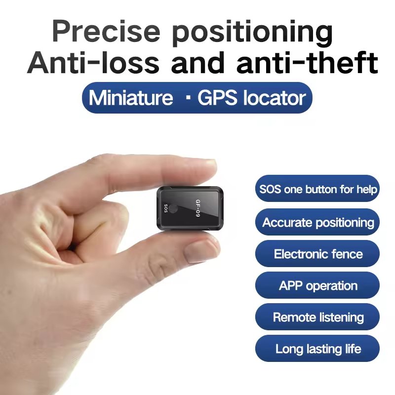 High Precision GF-09 Factory Wholesale Pet Smart Tracker GPS Locator for Dog Cat Tracker GPS
