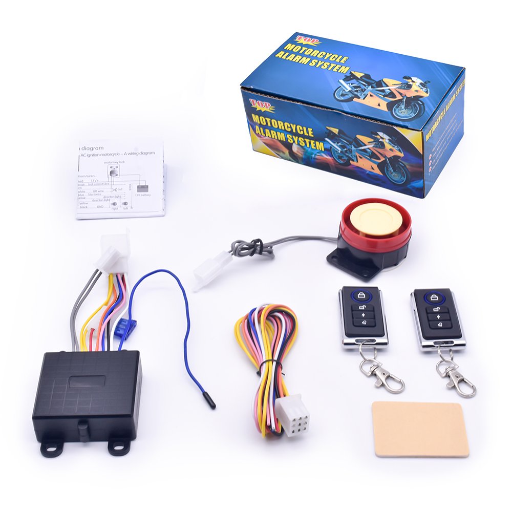 Remote Control Lock Bike Motorcycle Alarm System One Way Two Way Security Theft Protection Bike Motor Scooter Motor Alarm