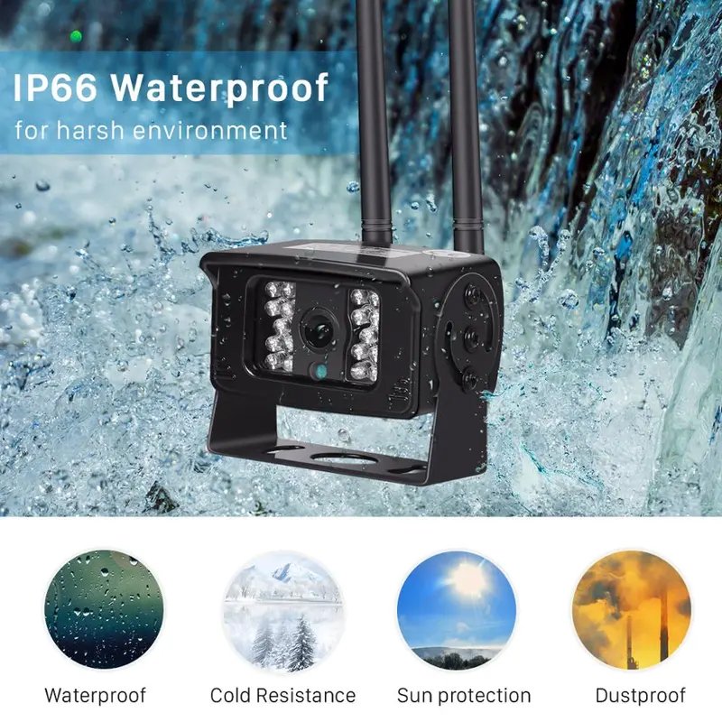 4G WIFI Vehicle Mobile Surveillance Camera CMOS Sensor Truck Camera Wireless IP Car Camera for Truck Bus