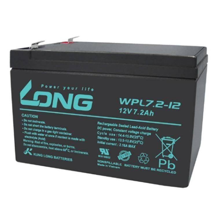 New Rechargeable Battery 12V 7.2AH Maintenanced Lead-acid Battery 12v 7ah Is Used As Backup Power for the Ups