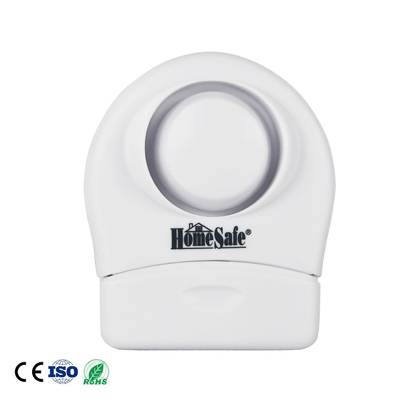 Glass Break Sensor Alarm 120dB Ultra-Slim Glass Break Detector Anti-Theft Vibration Sensor Alarm for Door and Window Security
